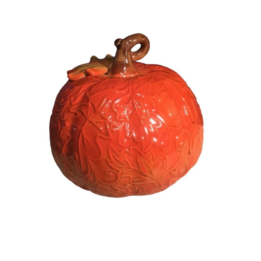 Beautiful Ceramic Fall/ Autumn/ Thanksgiving Pumpkin Table Top Decoration